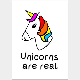 Unicorns are Real! Posters and Art